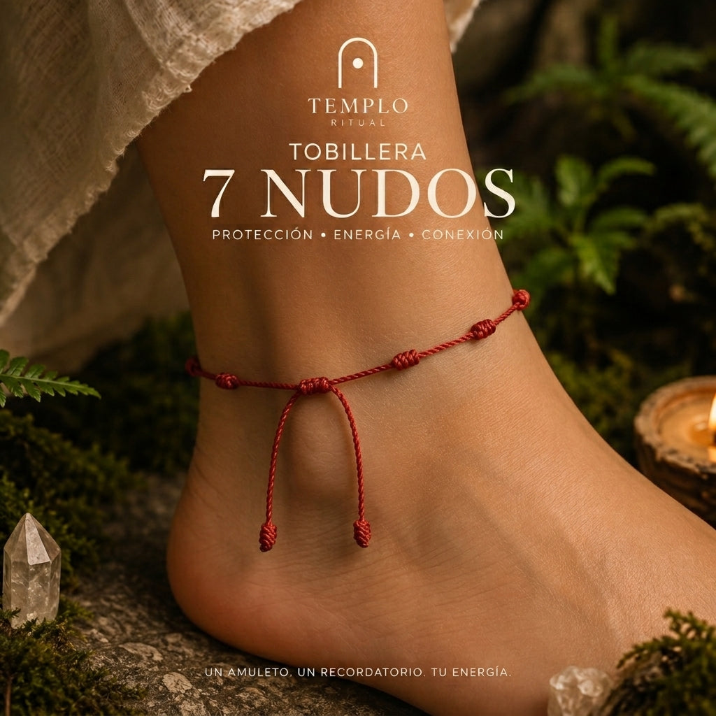 TOBILLERA 7 NUDOS