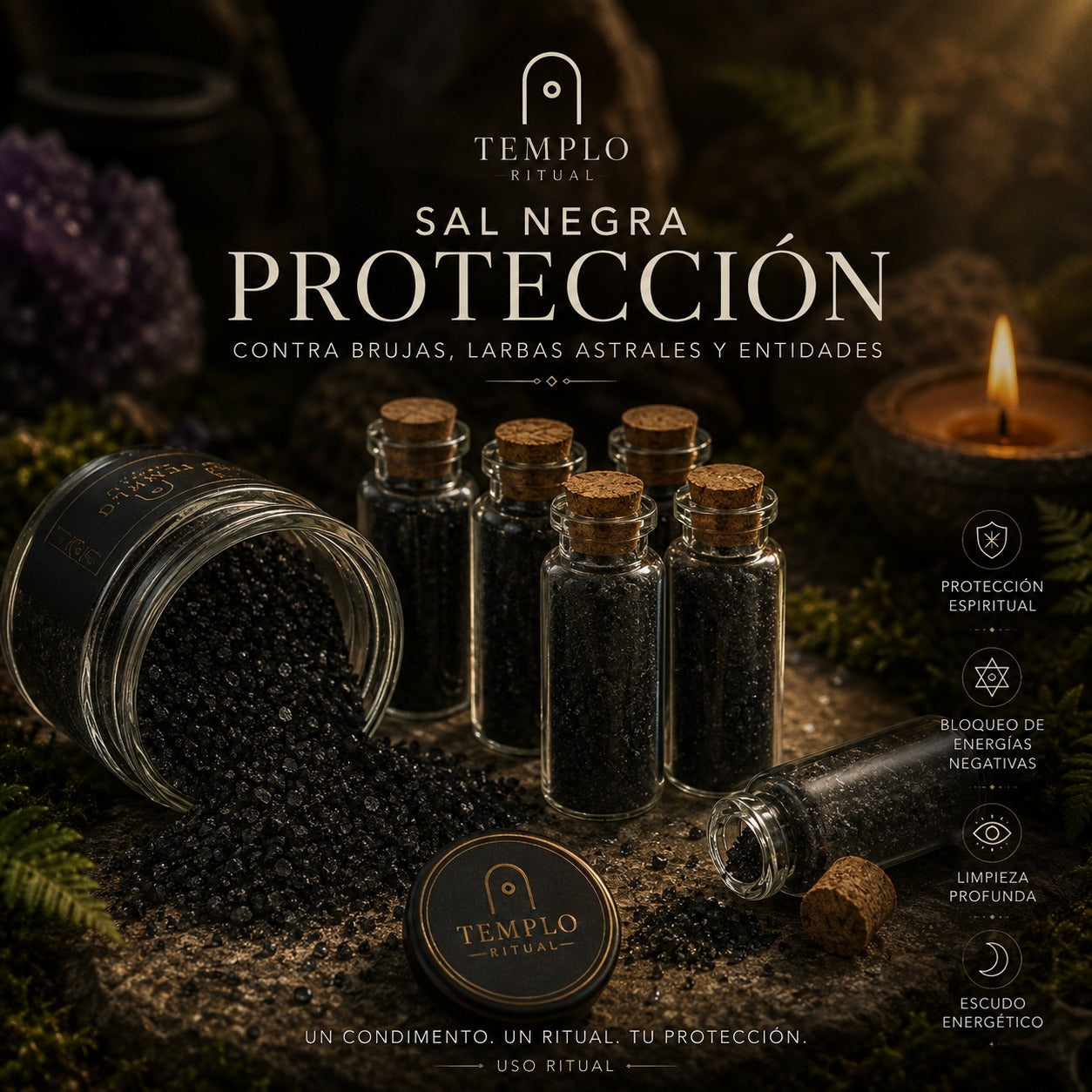SAL NEGRA DE PROTECCION